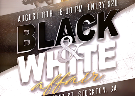 black and white affair party