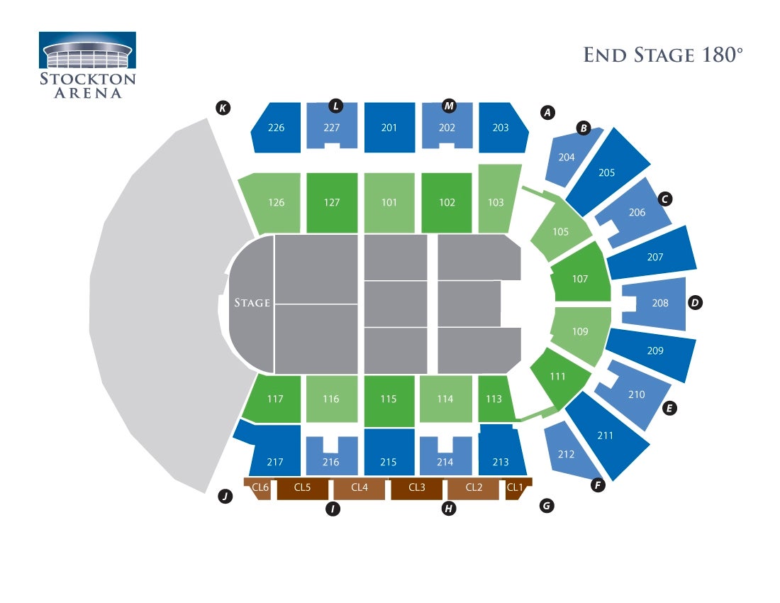 Stockton Arena Seating Chart