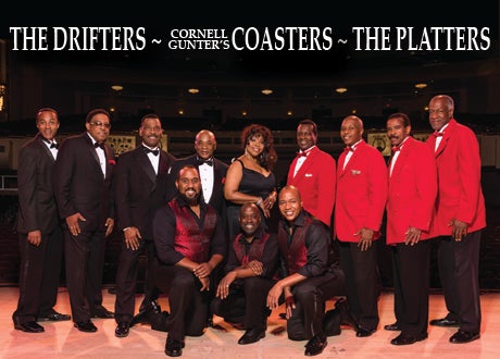 The Drifters, Cornell Gunter’s Coasters & The Platters