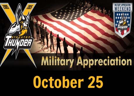 Stockton Thunder Military Appreciation Weekend - Hocktoberfest