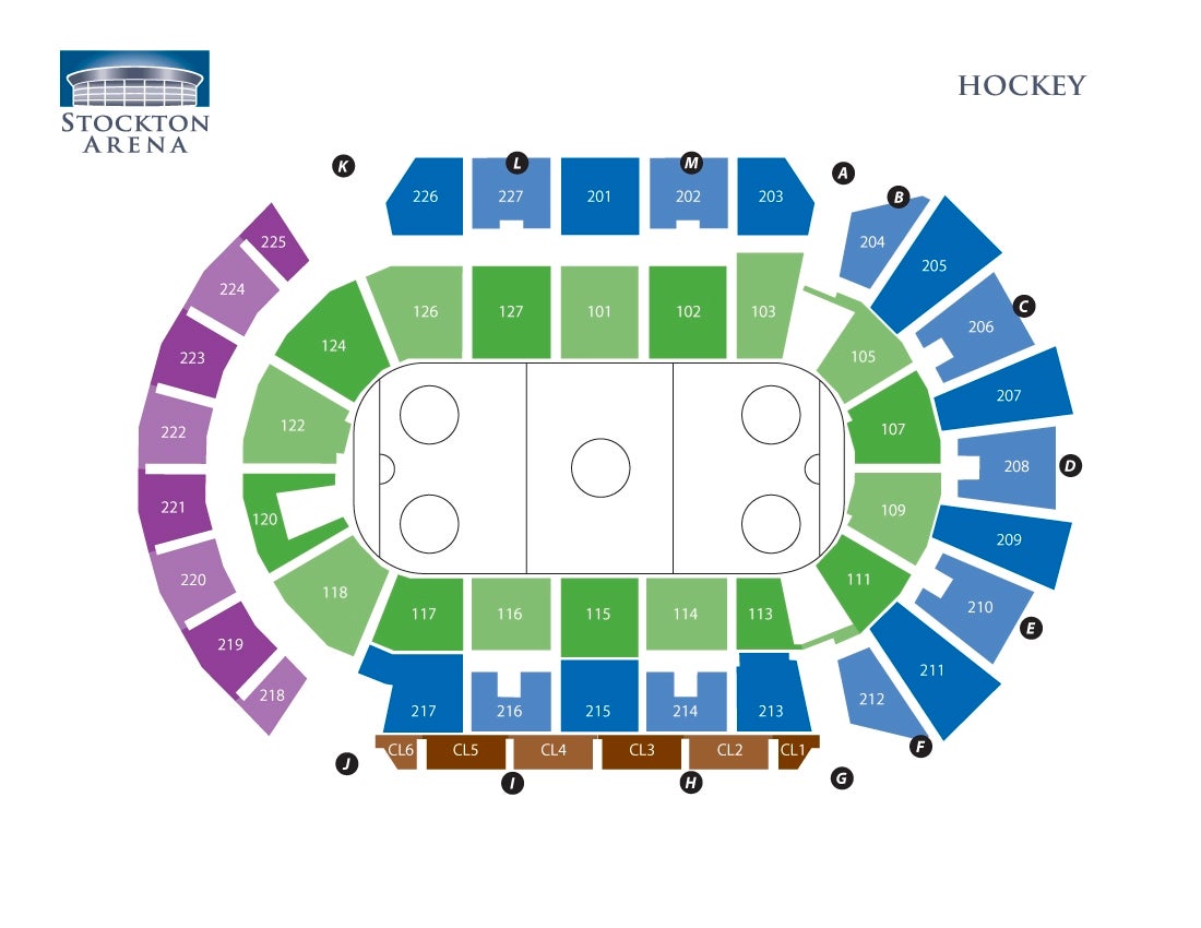 Stockton Arena - Hockey
