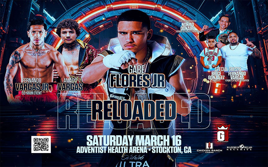 "Reloaded" Gabe Flores Jr WBA Continental Title Fight