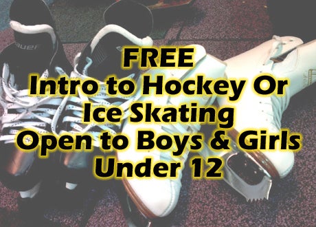 FREE Intro to Hockey Or Ice Skating